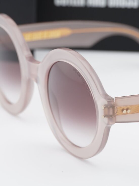 Cutler and Gross CGSN1377 004 Round Sunglasses - Prawn Cocktail/Beige Gradient main image 7